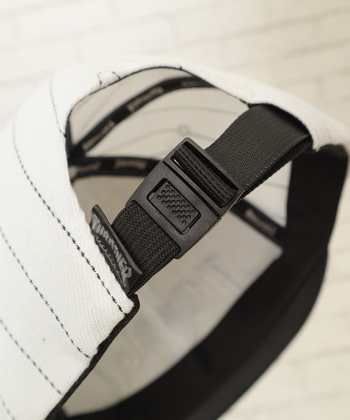 THRASHER(スラッシャー)の「【THRASHER/スラッシャー】刺繍ロゴBBキャップ フラットバイザー 帽子(キャップ・メンズ・グレー/ブラック/ホワイト・FREE)」の10枚目の写真