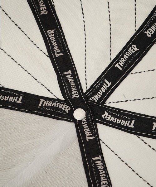 THRASHER(スラッシャー)の「【THRASHER/スラッシャー】刺繍ロゴBBキャップ フラットバイザー 帽子(キャップ・メンズ・グレー/ブラック/ホワイト・FREE)」の17枚目の写真