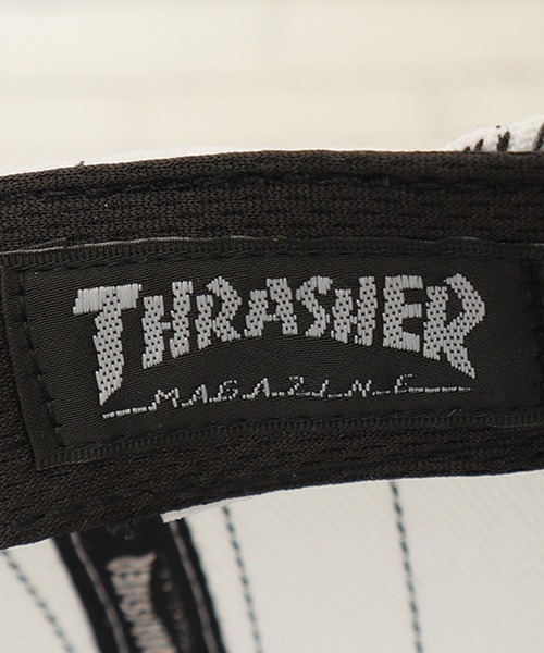 THRASHER(スラッシャー)の「【THRASHER/スラッシャー】刺繍ロゴBBキャップ フラットバイザー 帽子(キャップ・メンズ・グレー/ブラック/ホワイト・FREE)」の18枚目の写真