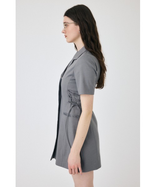 セール】LACE UP TAILORED ドレス（ワンピース）｜MOUSSY