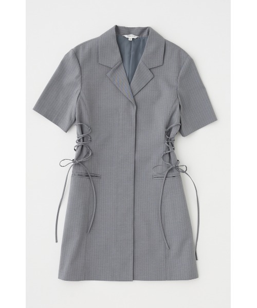 セール】LACE UP TAILORED ドレス（ワンピース）｜MOUSSY