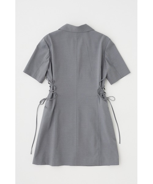 MOUSSY(マウジー)の「LACE UP TAILORED ドレス(ワンピース・レディース・ブルー系その他/グレー系その他/ライトベージュ・1/2)」の16枚目の写真