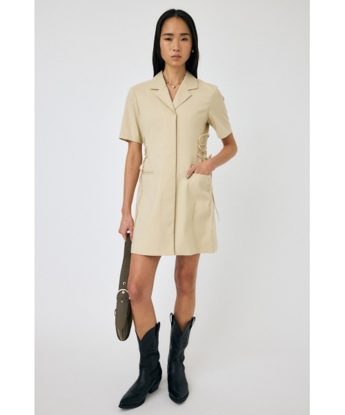 MOUSSY | LACE UP TAILORED ドレス (ワンピース(ミニ
