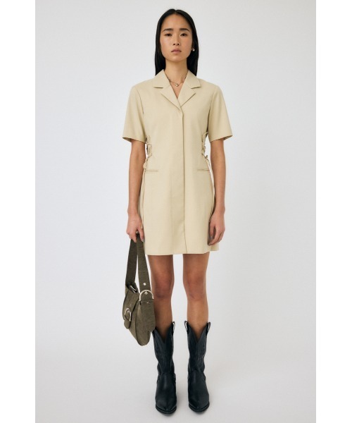 MOUSSY(マウジー)の「LACE UP TAILORED ドレス(ワンピース・レディース・ブルー系その他/グレー系その他/ライトベージュ・1/2)」の22枚目の写真