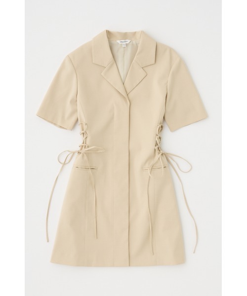 セール】LACE UP TAILORED ドレス（ワンピース）｜MOUSSY