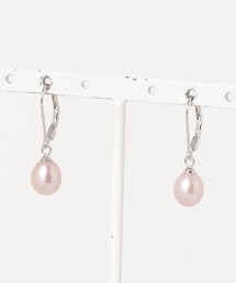 MUSES（ミューズ）の「【MUSES】オーバル淡水パールピアス  8～10mmパール（ピアス（両耳用））」