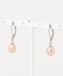 MUSES（ミューズ）の「【MUSES】オーバル淡水パールピアス  8～10mmパール（ピアス（両耳用））」