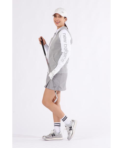 new balance ニューバランスゴルフフルジップニットフーディ セール】【new balance golf】フルジップ バスケット編みニット