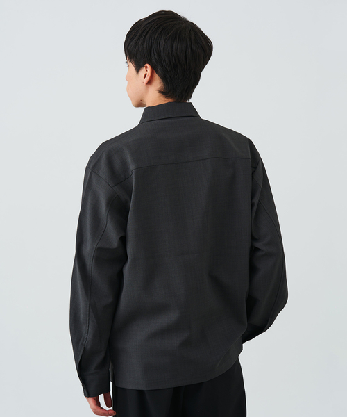 B.C STOCK（ベーセーストック）の「ドライタッチオックス CPOシャツ（シャツ/ブラウス・メンズ・ベージュ/カーキ/グレー・MEDIUM/LARGE）」の8枚目の写真