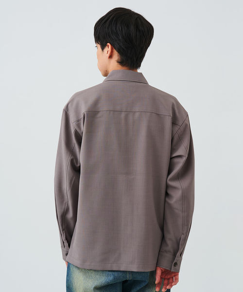 B.C STOCK（ベーセーストック）の「ドライタッチオックス CPOシャツ（シャツ/ブラウス・メンズ・ベージュ/カーキ/グレー・MEDIUM/LARGE）」の13枚目の写真