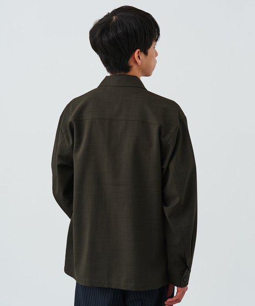 B.C STOCK（ベーセーストック）の「ドライタッチオックス CPOシャツ（シャツ/ブラウス・メンズ・ベージュ/カーキ/グレー・MEDIUM/LARGE）」の18枚目の写真