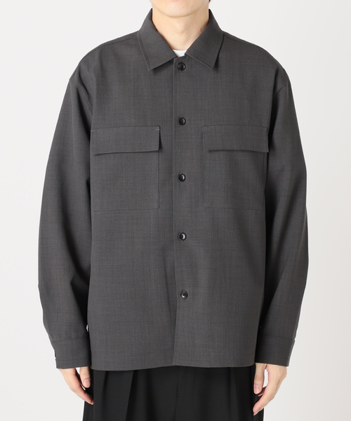 B.C STOCK（ベーセーストック）の「ドライタッチオックス CPOシャツ（シャツ/ブラウス・メンズ・ベージュ/カーキ/グレー・MEDIUM/LARGE）」の19枚目の写真