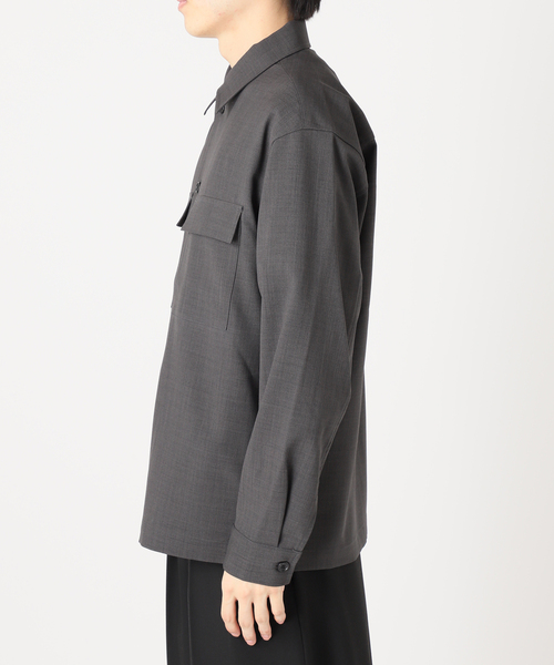 B.C STOCK（ベーセーストック）の「ドライタッチオックス CPOシャツ（シャツ/ブラウス・メンズ・ベージュ/カーキ/グレー・MEDIUM/LARGE）」の20枚目の写真