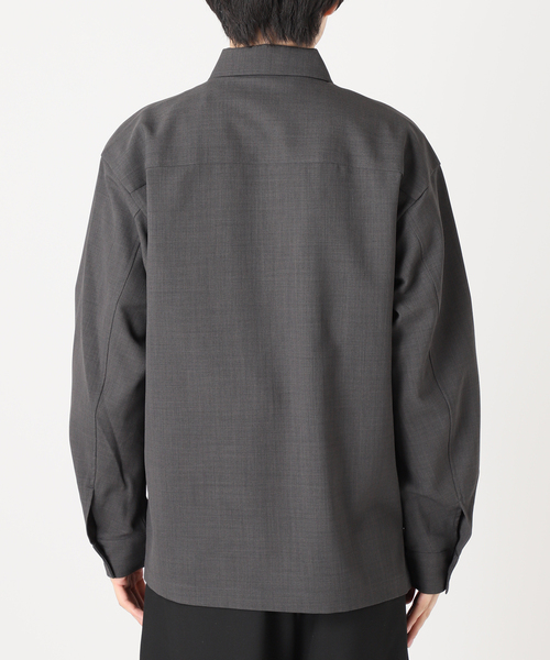 B.C STOCK（ベーセーストック）の「ドライタッチオックス CPOシャツ（シャツ/ブラウス・メンズ・ベージュ/カーキ/グレー・MEDIUM/LARGE）」の21枚目の写真