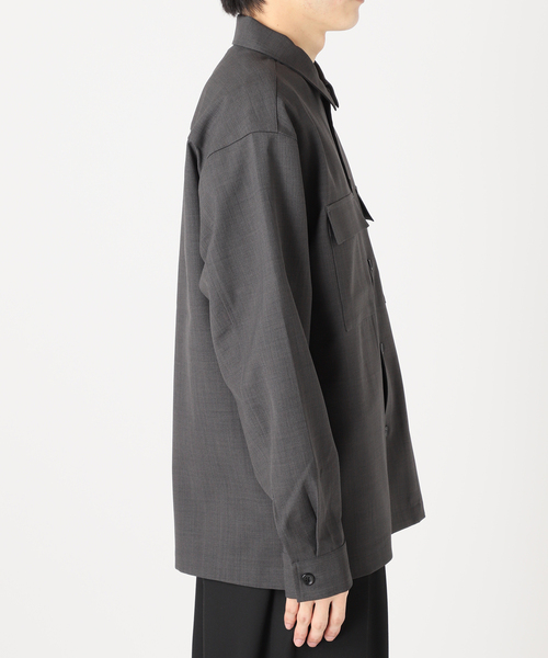 B.C STOCK（ベーセーストック）の「ドライタッチオックス CPOシャツ（シャツ/ブラウス・メンズ・ベージュ/カーキ/グレー・MEDIUM/LARGE）」の22枚目の写真