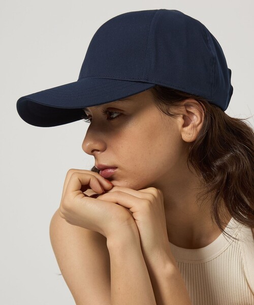green label relaxing（グリーンレーベルリラクシング）の「タスランバイザー キャップ 3 / CAP - UVケア -（キャップ・レディース・ブラック/ネイビー/モカ/ベージュ/ダークグレー・FREE）」の5枚目の写真