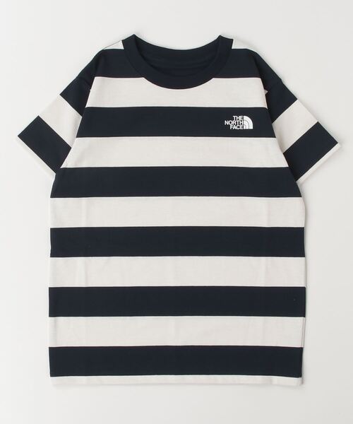 THE NORTH FACE（ザノースフェイス）の「ザ ノース フェイス THE NORTH FACE S/S Field Border Tee_ショートスリーブフィールドボーダーティー(キッズ)（Tシャツ/カットソー・キッズ・ネイビー/ダークパープル・130cm/140cm/150cm）」の2枚目の写真