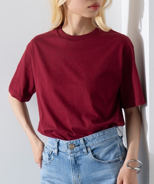 United Athle(ユナイテッドアスレ)の「雑誌『non-no』にて掲載!【United Athle】4.7オンス レギュラー フィット Tシャツ 半袖 5300(Tシャツ/カットソー・レディース・ホワイト/オフホワイト/アッシュ/グレー/ナチュラル/ベージュ/バーガンディー/マスタード/ライトグリーン/ダークグリーン/ライトブルー/ロイヤルブルー/インディゴブルー/ネイビー/チャコールグレー/スミクロ/ブラック/ワイン・XS/S/M/L/XL)」の17枚目の写真