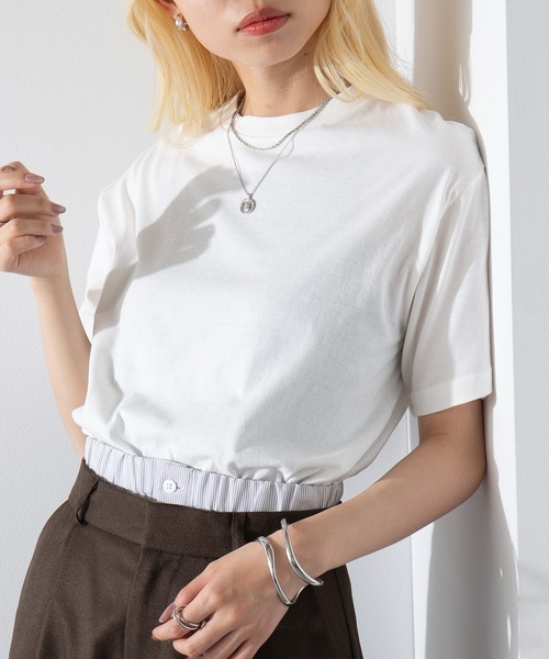 United Athle(ユナイテッドアスレ)の「雑誌『non-no』にて掲載!【United Athle】4.7オンス レギュラー フィット Tシャツ 半袖 5300(Tシャツ/カットソー・レディース・ホワイト/オフホワイト/アッシュ/グレー/ナチュラル/ベージュ/バーガンディー/マスタード/ライトグリーン/ダークグリーン/ライトブルー/ロイヤルブルー/インディゴブルー/ネイビー/チャコールグレー/スミクロ/ブラック/ワイン・XS/S/M/L/XL)」の3枚目の写真