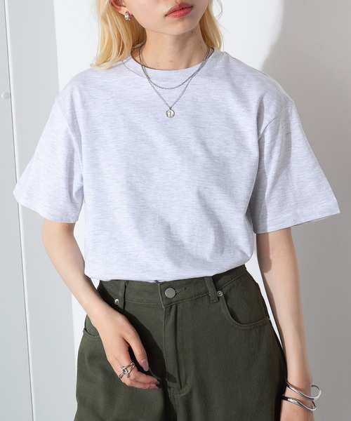 United Athle(ユナイテッドアスレ)の「雑誌『non-no』にて掲載!【United Athle】4.7オンス レギュラー フィット Tシャツ 半袖 5300(Tシャツ/カットソー・レディース・ホワイト/オフホワイト/アッシュ/グレー/ナチュラル/ベージュ/バーガンディー/マスタード/ライトグリーン/ダークグリーン/ライトブルー/ロイヤルブルー/インディゴブルー/ネイビー/チャコールグレー/スミクロ/ブラック/ワイン・XS/S/M/L/XL)」の7枚目の写真