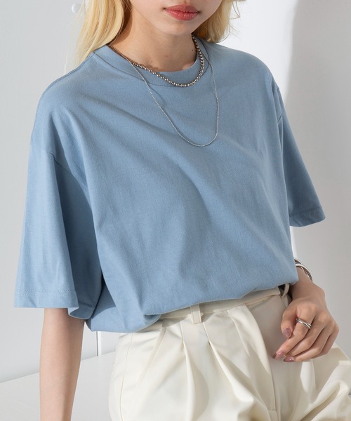 United Athle(ユナイテッドアスレ)の「雑誌『non-no』にて掲載!【United Athle】4.7オンス レギュラー フィット Tシャツ 半袖 5300(Tシャツ/カットソー・レディース・ホワイト/オフホワイト/アッシュ/グレー/ナチュラル/ベージュ/バーガンディー/マスタード/ライトグリーン/ダークグリーン/ライトブルー/ロイヤルブルー/インディゴブルー/ネイビー/チャコールグレー/スミクロ/ブラック/ワイン・XS/S/M/L/XL)」の12枚目の写真