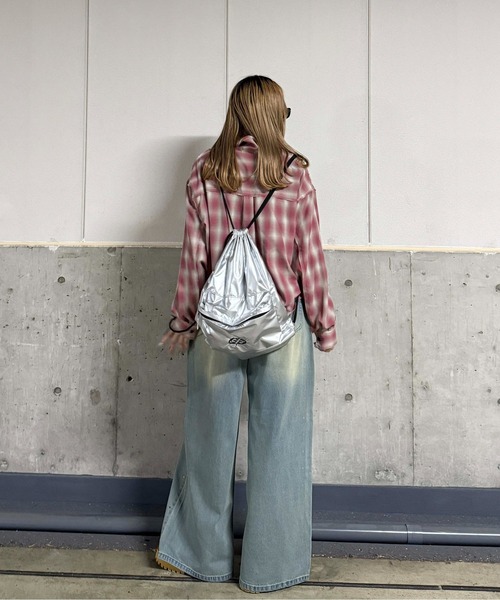 sedacle（セダクル）の「サイドラインストーンデニム（デニムパンツ・レディース・ワインレッド/ライトブルー/ダークインディゴブルー・LARGE/MEDIUM/SMALL）」の11枚目の写真