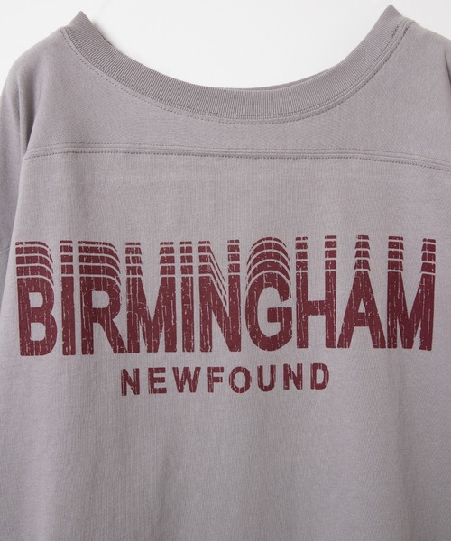 ever closet(エバークローゼット)の「フットボールTシャツ(Tシャツ/カットソー・レディース・オフホワイト/トップグレー/ダークネイビー・FREE)」の19枚目の写真
