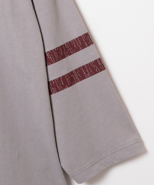 ever closet(エバークローゼット)の「フットボールTシャツ(Tシャツ/カットソー・レディース・オフホワイト/トップグレー/ダークネイビー・FREE)」の21枚目の写真