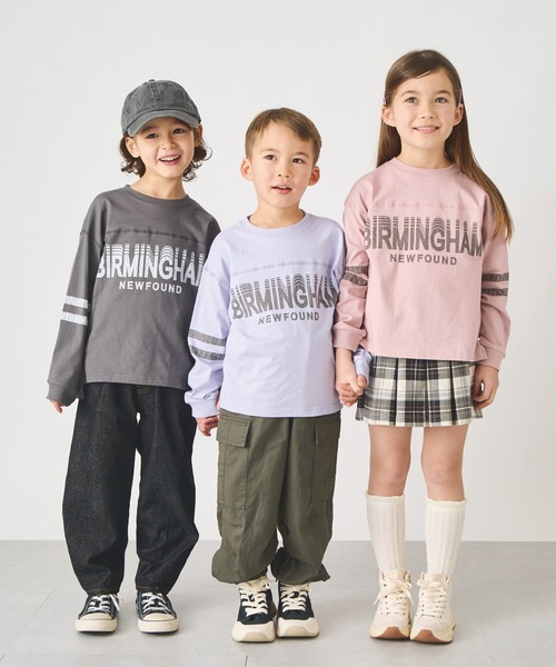 ever closet(エバークローゼット)の「フットボールTシャツ(Tシャツ/カットソー・レディース・オフホワイト/トップグレー/ダークネイビー・FREE)」の22枚目の写真