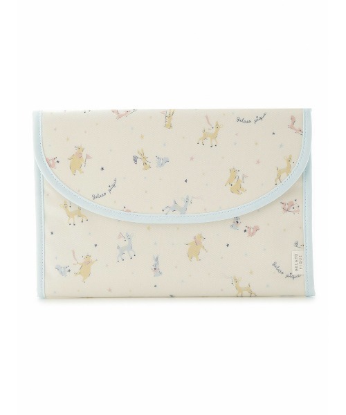 gelato pique（ジェラートピケ）の「【販路限定】総柄母子手帳ケースL（母子手帳ケース・レディース・オフホワイト/クリーム/グレー/ブルー/ライトピンク/レッド/ピンク/ミント/イエロー/ベージュ・LARGE）」の4枚目の写真