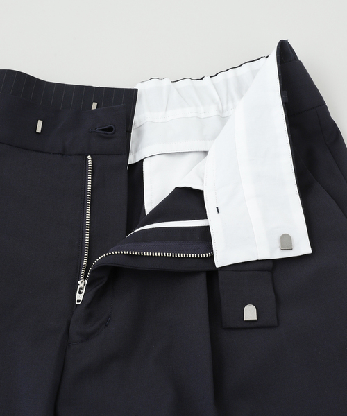 CALMER（カルメール）の「CALMER (カルメール) 別注 Paullo Oliveira パンツ（スラックス・メンズ・ネイビー・MEDIUM/LARGE）」の3枚目の写真