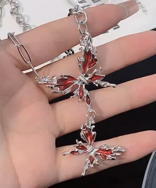 Aakasha♥日本未入荷【バタフライ レザーネックレス】 楽天市場】ネックレス ニッケルフリー 透かし メタル バタフライ