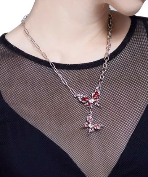 【関税込み】HUGO KREIT レッド Spiky Heart ネックレス ショパール ハッピーハート ネックレス(レッドストーン) 79A074