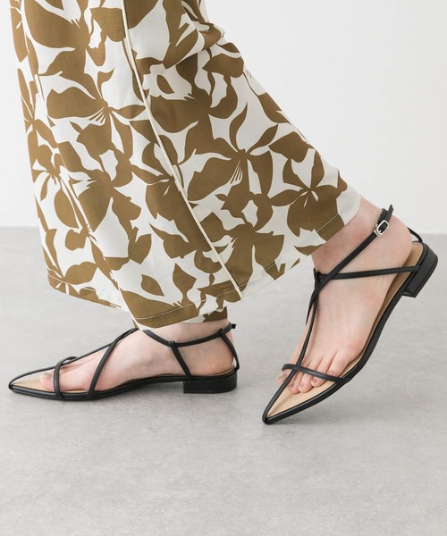 SENSE OF PLACE by URBAN RESEARCH（センスオブプレイスバイアーバンリサーチ）の「ポインテッドナローストラップサンダル（サンダル・レディース・ベージュ/シルバー/ブラック・SMALL/MEDIUM/LARGE）」の22枚目の写真