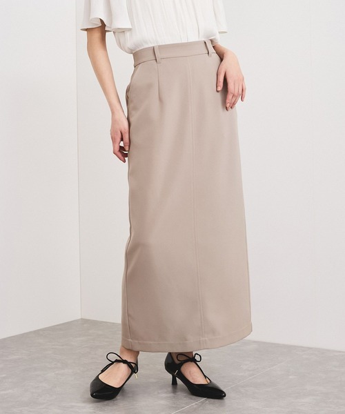 VIS（ビス）の「【洗える】Iラインロングスカート（スカート・レディース・サックスブルー/ブラック/ベージュ系その他・M/S）」の19枚目の写真