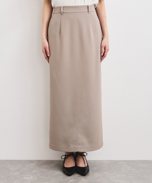 VIS（ビス）の「【洗える】Iラインロングスカート（スカート・レディース・サックスブルー/ブラック/ベージュ系その他・M/S）」の15枚目の写真