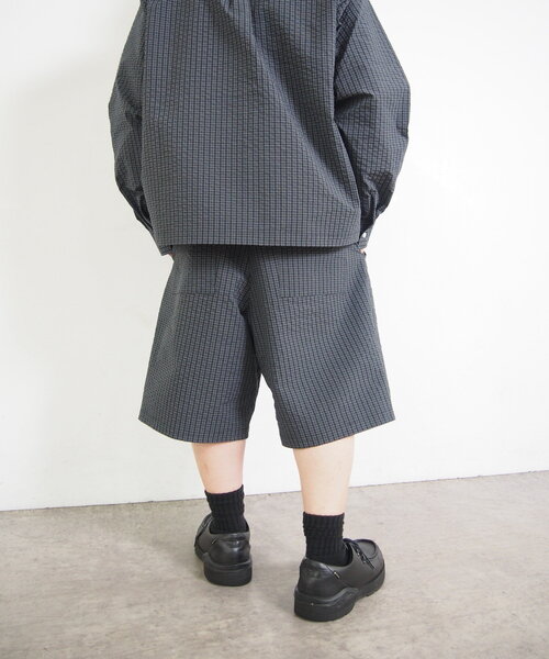 WHO'S WHO gallery（フーズフーギャラリー）の「【セットアップ対応】COOPER FACTチェックショートパンツ（その他パンツ・メンズ・ネイビー/ブラウン・FREE）」の4枚目の写真