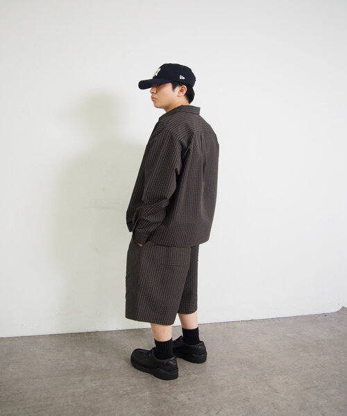 WHO'S WHO gallery（フーズフーギャラリー）の「【セットアップ対応】COOPER FACTチェックショートパンツ（その他パンツ・メンズ・ネイビー/ブラウン・FREE）」の9枚目の写真