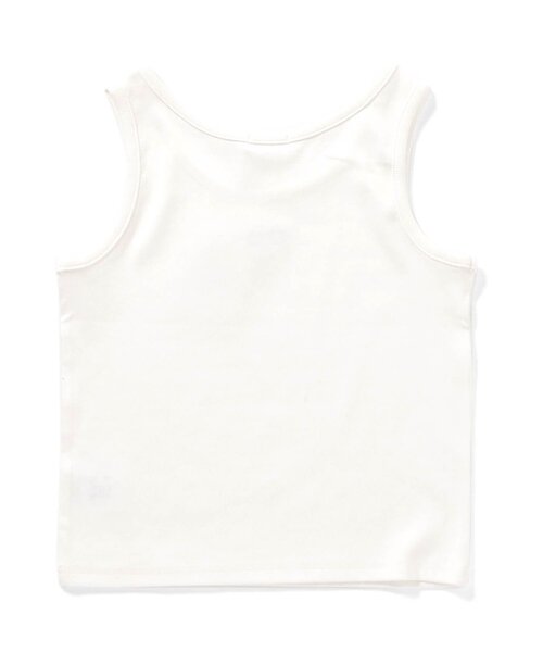 algy（アルジー）の「algyネームリブタンク（タンクトップ・キッズ・オフホワイト/ブラック・MEDIUM/SMALL/X-SMALL/XX-SMALL）」の3枚目の写真