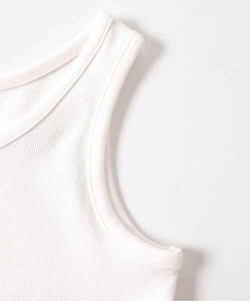 algy（アルジー）の「algyネームリブタンク（タンクトップ・キッズ・オフホワイト/ブラック・MEDIUM/SMALL/X-SMALL/XX-SMALL）」の6枚目の写真