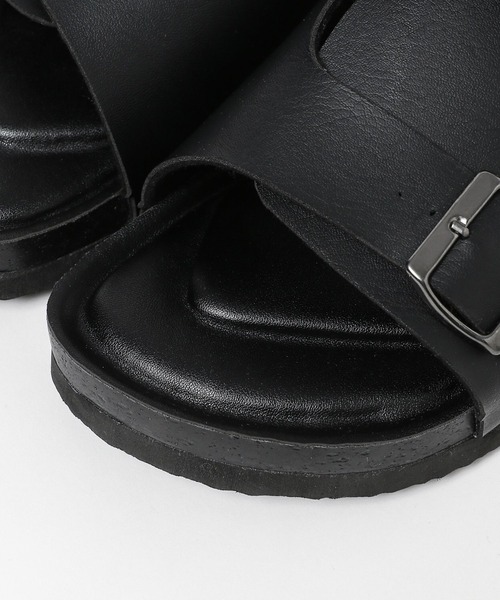 GLOBAL WORK（グローバルワーク）の「らくっションコンフォートサンダル/329159（サンダル・メンズ・ブラック系その他/ブラック系その他3/ブラック/ブラック系その他2・SMALL/MEDIUM/LARGE）」の5枚目の写真