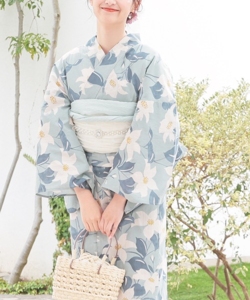 honeys ハニーズ　浴衣　菊縞 Honeys（ハニーズ）の「浴衣（浴衣）」 - WEAR