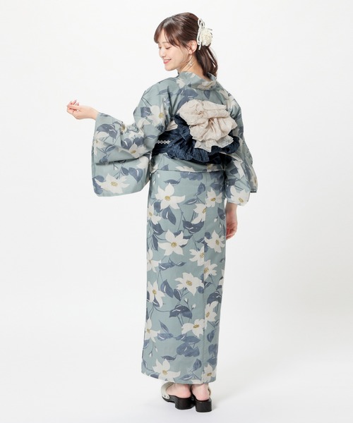 Honeys(ハニーズ)の「浴衣(浴衣・レディース・ライトグレー系/ネイビー系/ホワイト系その他/グレイッシュブルー/ホワイト系その他2・F)」の8枚目の写真