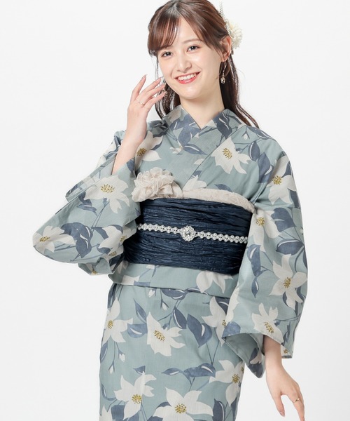 Honeys(ハニーズ)の「浴衣(浴衣・レディース・ライトグレー系/ネイビー系/ホワイト系その他/グレイッシュブルー/ホワイト系その他2・F)」の11枚目の写真