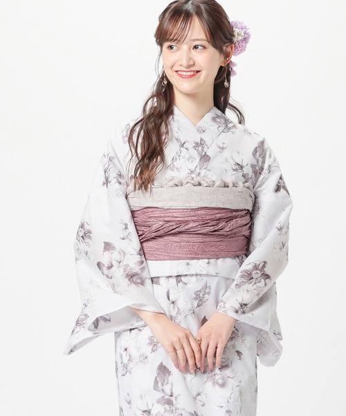 Honeys(ハニーズ)の「浴衣(浴衣・レディース・ライトグレー系/ネイビー系/ホワイト系その他/グレイッシュブルー/ホワイト系その他2・F)」の21枚目の写真