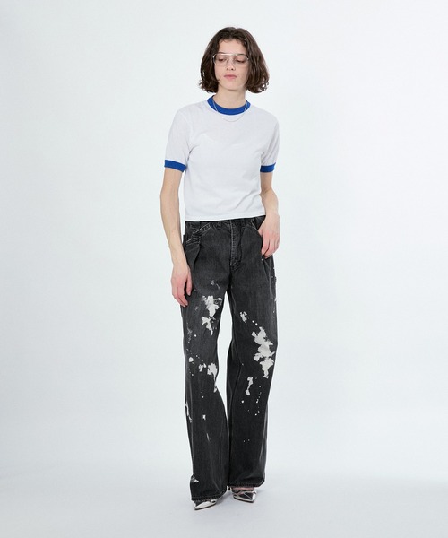 セール】【Lee x BELPER x M】PAINT PAINTER BUGGY PANTS（デニム