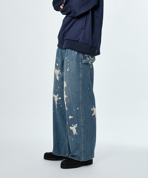 Lee x BELPER x M】PAINT PAINTER BUGGY PANTS（デニムパンツ）｜M TO