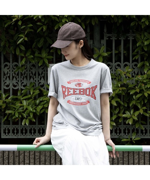 Reebok(リーボック)の「トラディッション Tシャツ / GS HS TRADITION TEE(Tシャツ/カットソー・メンズ・ネイビー/ヘザーグレー・XX-LARGE/MEDIUM/LARGE/X-LARGE/SMALL)」の13枚目の写真