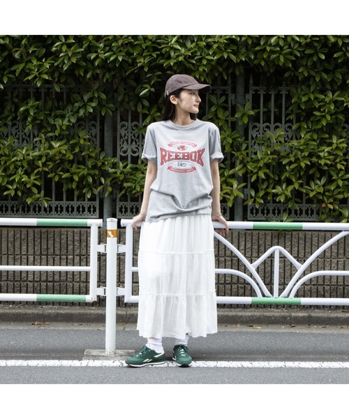 Reebok(リーボック)の「トラディッション Tシャツ / GS HS TRADITION TEE(Tシャツ/カットソー・メンズ・ネイビー/ヘザーグレー・XX-LARGE/MEDIUM/LARGE/X-LARGE/SMALL)」の12枚目の写真