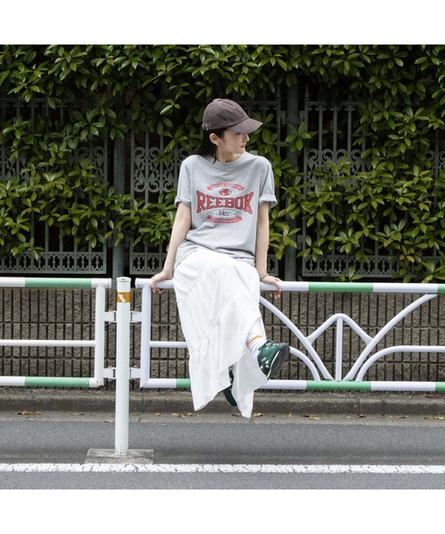 Reebok(リーボック)の「トラディッション Tシャツ / GS HS TRADITION TEE(Tシャツ/カットソー・メンズ・ネイビー/ヘザーグレー・XX-LARGE/MEDIUM/LARGE/X-LARGE/SMALL)」の11枚目の写真